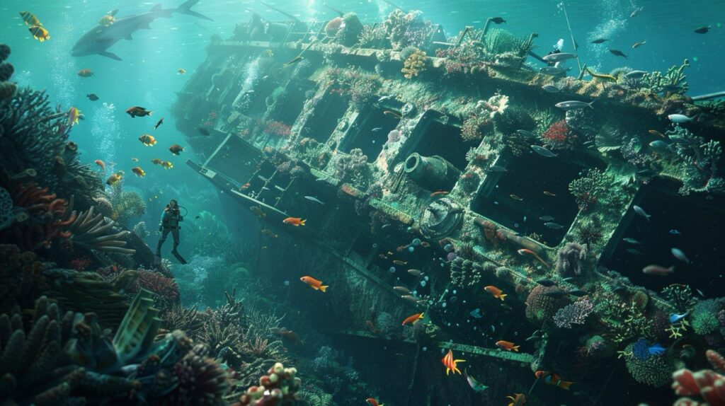  SS Yongala wreck off the coast of Queensland, Australia Large