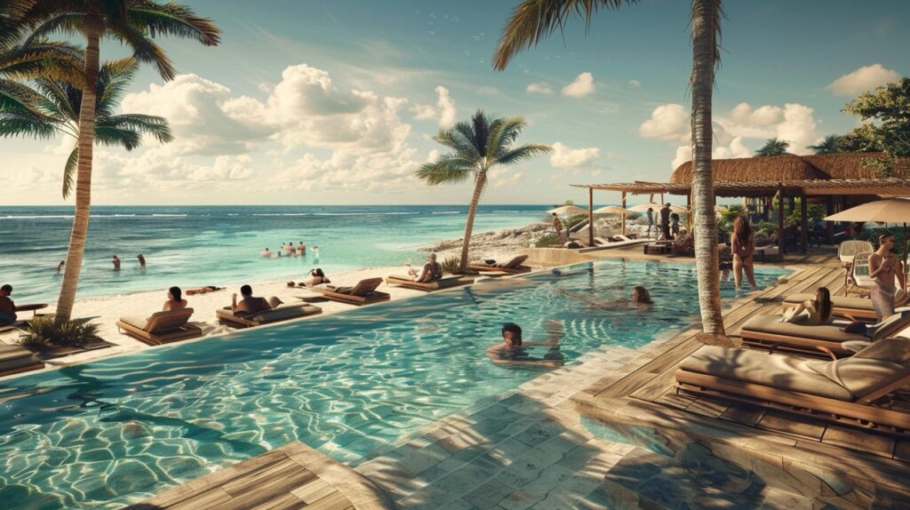 all-inclusive-resort-pool-area-in-Isla-Mujeres