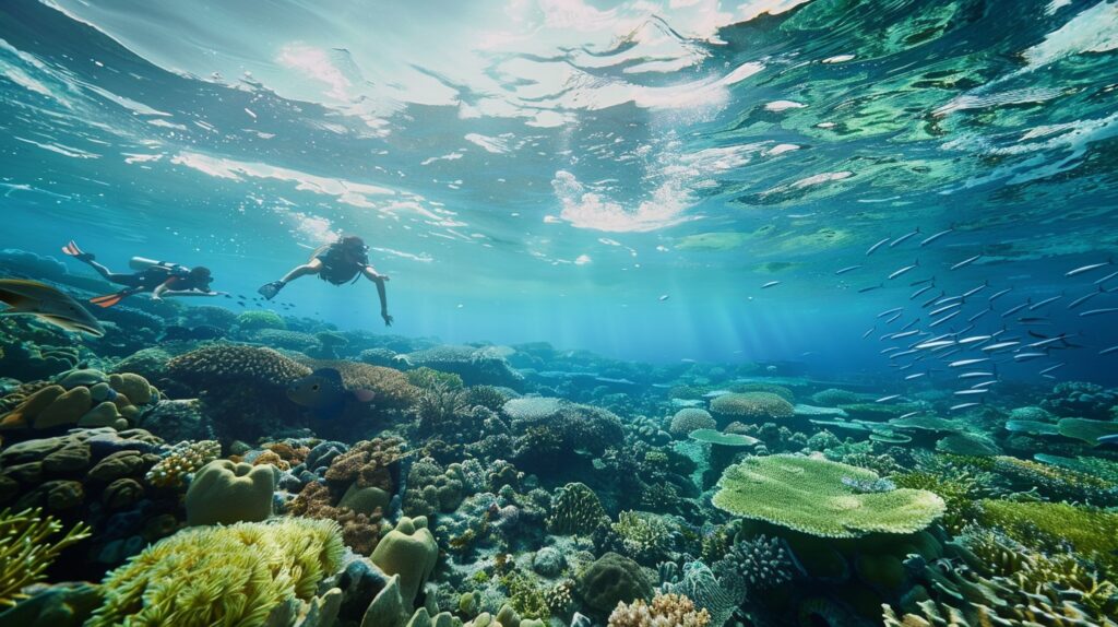 eco-tourists-snorkeling-with-marine-life-around-Darwin-Island.jpeg