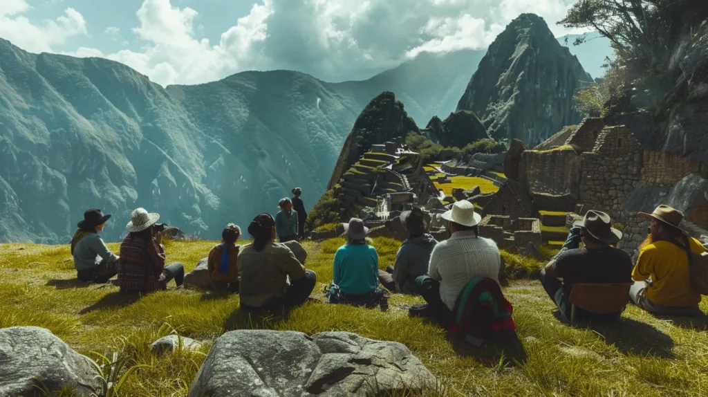 small-guided-tour-group-listening-to-a-guide-explaining-the-history-of-Machu-Picchu-jpeg.webp