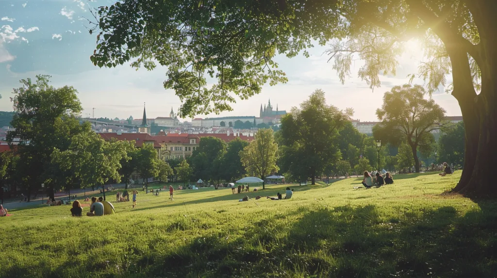 Letná Park in Prague